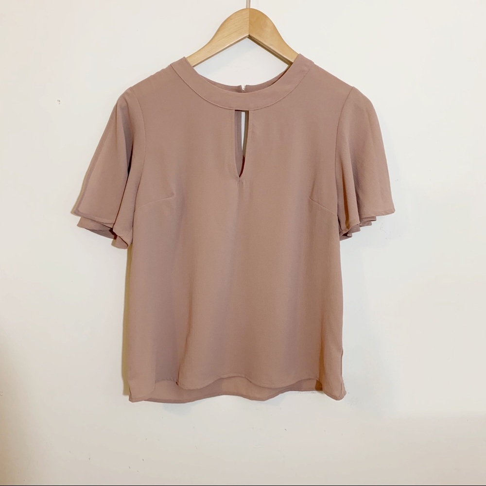 Monteau blush pink blouse